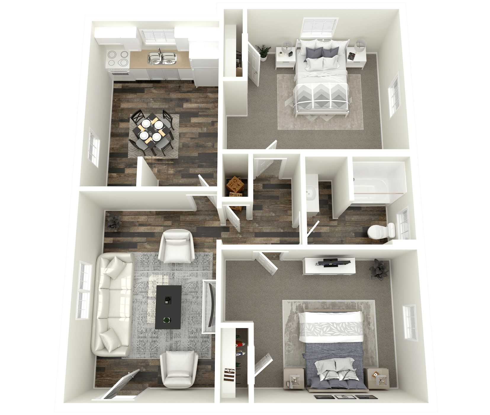 Brentwood Phase I 2 Bedroom