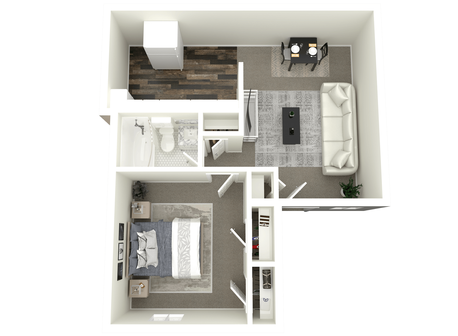 Parkview Manor 1 Bedroom B